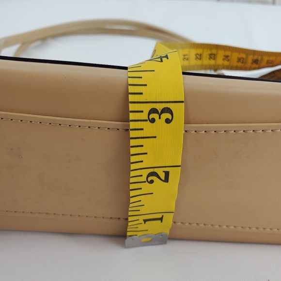 Beijo Chocolate Beige PU Leather Shoulder Bag - Picture 13 of 15